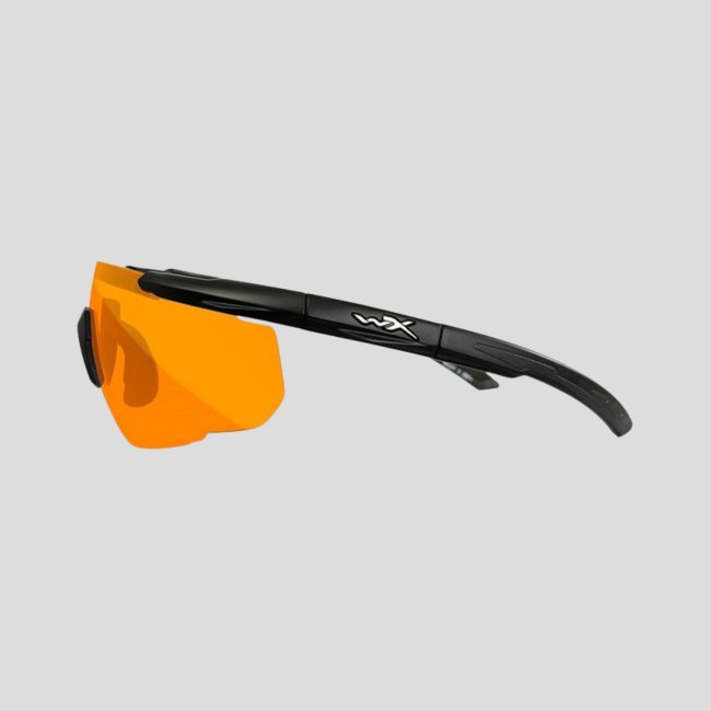 Ballistische Schutzbrille Saver Advanced (Rostbraunes Glas) - Schwarz - Wiley X