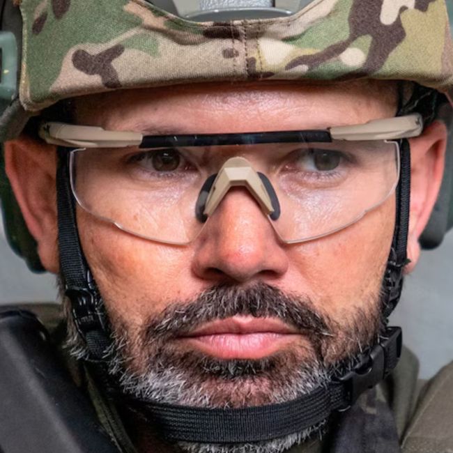 Ballistische Schutzbrille Saber Advanced (3-Gläser-Set Grau/Klar/Rostbraun) - Tan - Wiley X