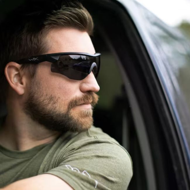 Lunettes de protection balistique Rogue Comm (kit 3 verres Gris/Incolore/Rouillé) - Noir - Wiley X