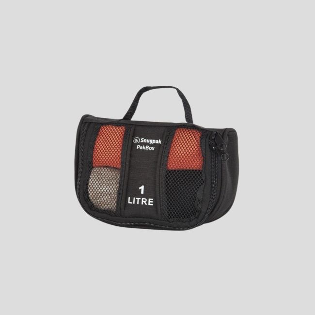 Kieszeń do przechowywania mesh PakBox 1L - Czarna - Snugpak