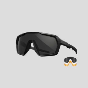 Óculos de proteção balística Citadel (kit 3 lentes Cinzento/Incolor/Ferrugem) - Preto - Wiley X