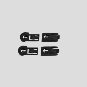 Boucles de remplacement pour système d'attache sur casque ARC Rail pour masque Spear/Nerve - Noir - Wiley X