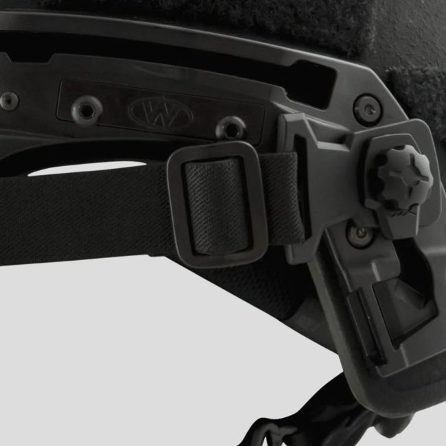 Bevestigingssysteem op Team Wendy helm voor Spear/Nerve masker - Zwart - Wiley X