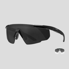 Óculos de proteção balística Saber Advanced (kit 2 lentes Cinzento/Incolor) - Preto - Wiley X