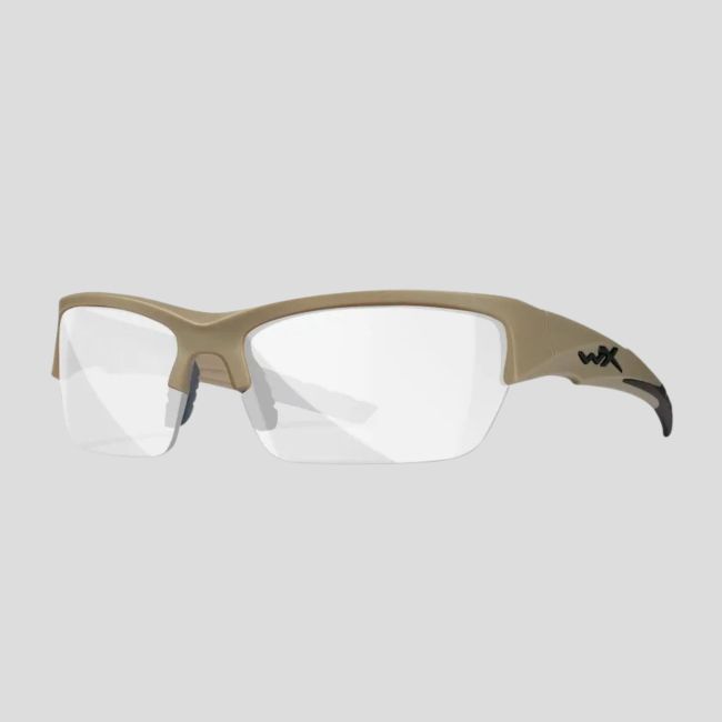 Ballistische Schutzbrille Valor (Kit 3 Gläser Grau/Farblos/Rostbraun) - Tan - Wiley X