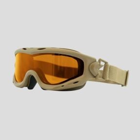 Máscara de proteção balística Spear Dual Lense (kit 3 lentes Cinzento/Incolor/Ferrugem) - Tan - Wiley X