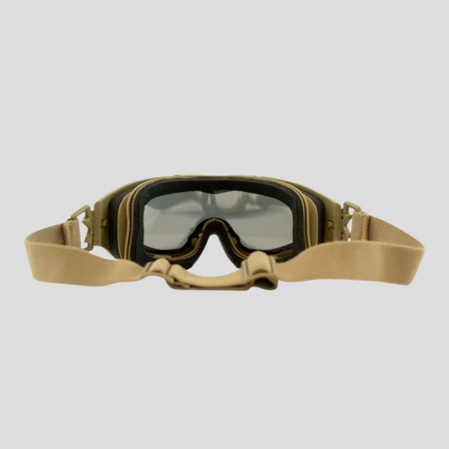 Ballistisch beschermingsmasker Spear Dual Lense (kit 3 glazen Grijs/Kleurloos/Roestig) - Tan - Wiley X