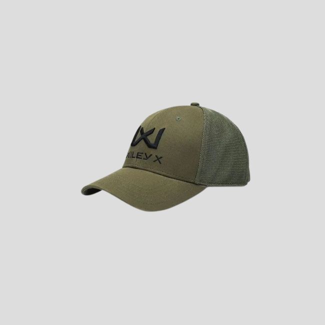 Gorra camionera con logo Negro - Verde Oliva - Wiley X