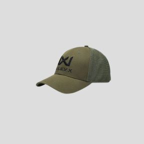 Berretto da camionista con logo Nero - Verde Oliva - Wiley X