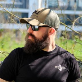 Boné camionista com logótipo Preto - Verde Oliva - Wiley X