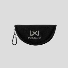 Funda con cremallera semirígida Molle con mosquetón metálico para gafas - Negro - Wiley X