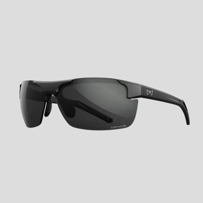 Ballistische Schutzbrille Prime (Captivate™ graue Gläser) - Schwarz - Wiley X