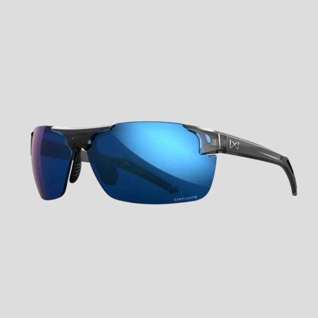 Balistisch beschermingsbril Prime (Captivate™ gepolariseerde en blauwe spiegelglazen) - Transparant Grijs - Wiley X