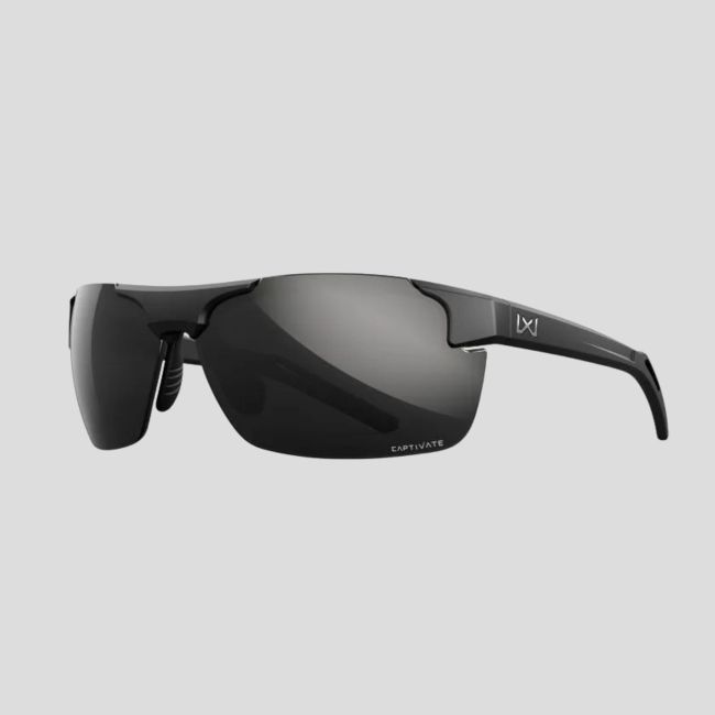 Lunettes de protection balistique Prime (verres Captivate™ polarisés et miroirs Noirs) - Noir - Wiley X