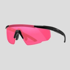 Óculos de proteção balística Saver Advanced (lente Vermelhão) - Preto - Wiley X