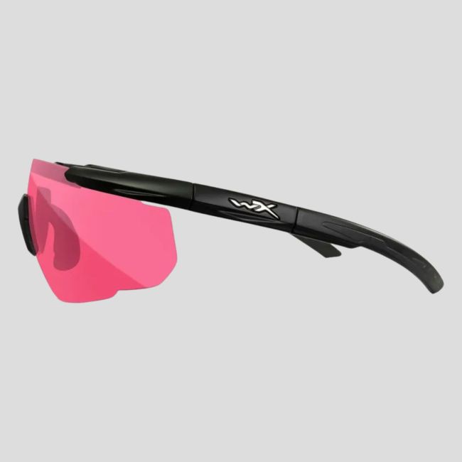 Gafas de protección balística Saver Advanced (cristal Vermillon) - Negro - Wiley X