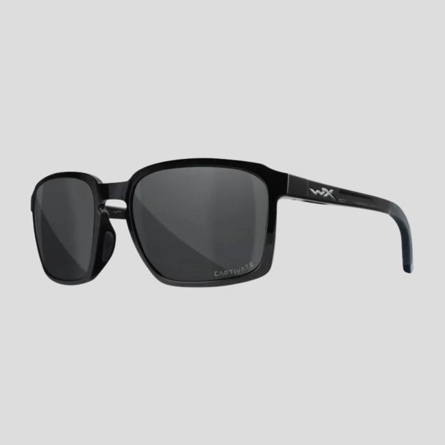 Gafas de sol Alfa (lentes Captivate™ polarizados Gris) - Negro - Wiley X