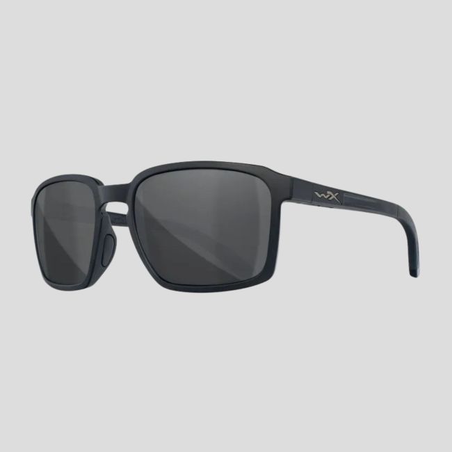 Sonnenbrille Alfa (graue Gläser) - Schwarz - Wiley X