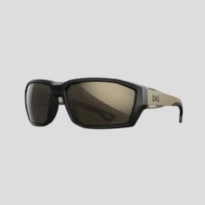 Lunettes de soleil Alpine (verres Captivate™ polarisés et miroirs Gris Tungstène) - Noir/Tan - Wiley X