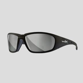 Óculos de sol Boss (lentes Silver Flash Cinza) - Preto - Wiley X