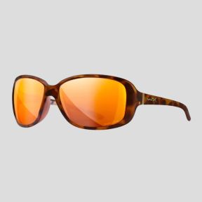 Damen-Sonnenbrille Affinity (Captivate™ polarisierte und bronzefarbene Verspiegelungsgläser) - Braun Gesprenkelt - Wiley X