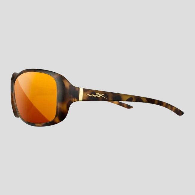 Gafas de sol mujer Affinity (lentes Captivate™ polarizadas y espejos Bronces) - Marrón Moteado - Wiley X