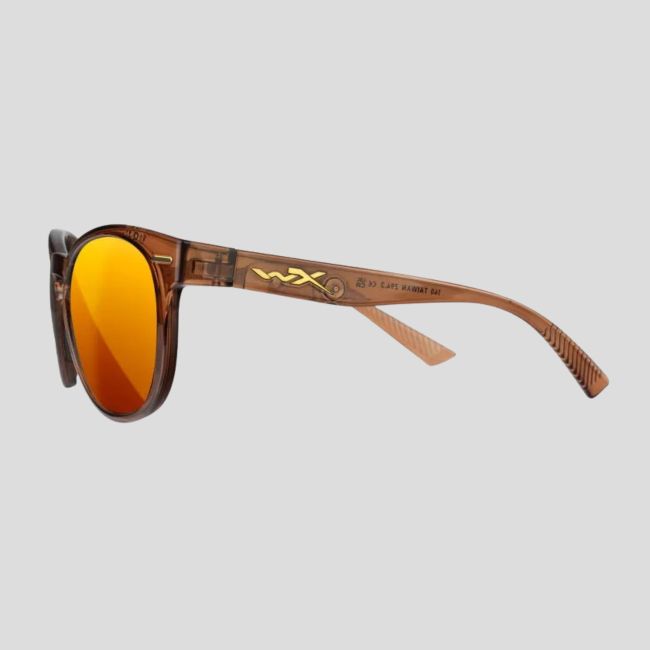 Gafas de sol mujer Covert (lentes Captivate™ polarizadas y espejo Bronceado) - Marrón Transparente - Wiley X