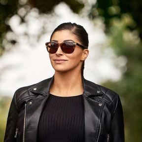 Lunettes de soleil femme Ultra (verres Captivate™ polarisés Cuivrés) - Marron Tacheté/Noir - Wiley X