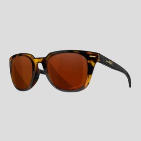 Óculos de sol femininos Ultra (lentes Captivate™ polarizadas Cobre) - Castanho Manchado/Preto - Wiley X