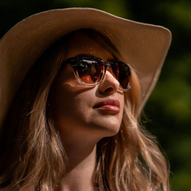 Óculos de sol femininos Ultra (lentes Castanhas) - Castanho Transparente - Wiley X