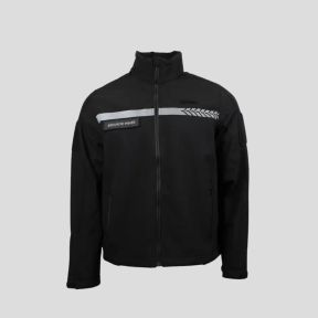 Softshell Sécurité Privée avec bande HV Noir - Safetek by GK