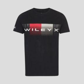 T-shirt Core Dot Pattern - Noir - Wiley X