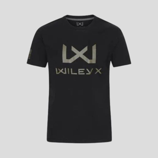 T-shirt Canyon con logo petto Verde Salvia - Nero - Wiley X