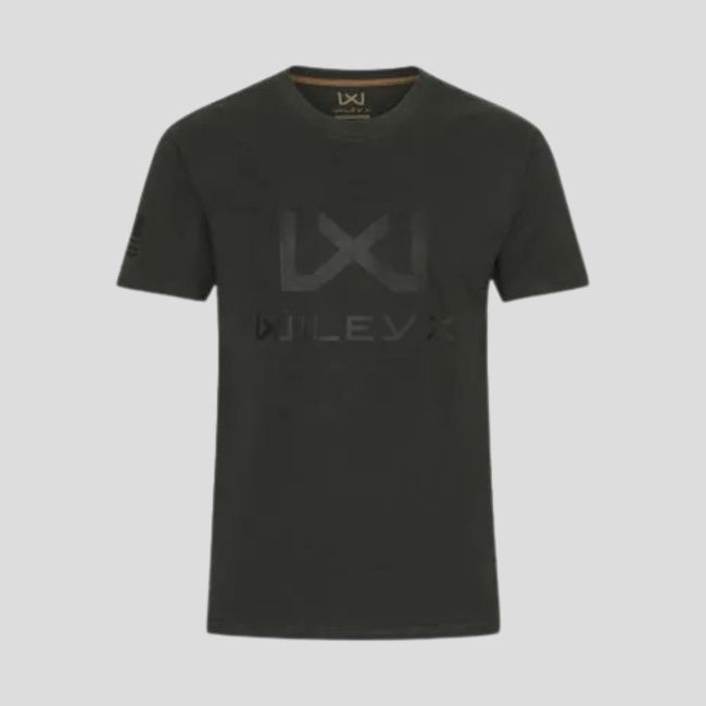 T-shirt Canyon con logo petto Nero - Verde Oliva - Wiley X