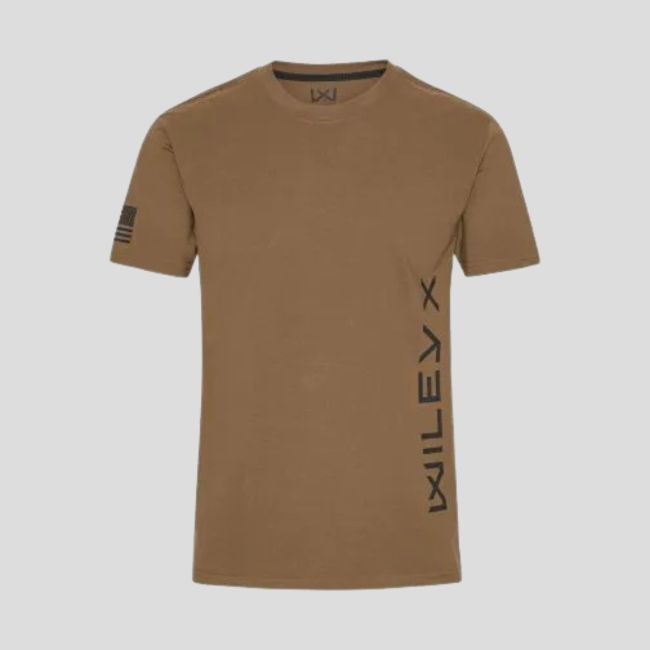 T-shirt Canyon z logo na boku Ciemny Szary - Coyote - Wiley X