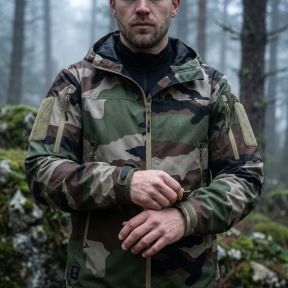 Kurtka Hardshell z kapturem T.O.R.D. LW Camo CE - Outrider