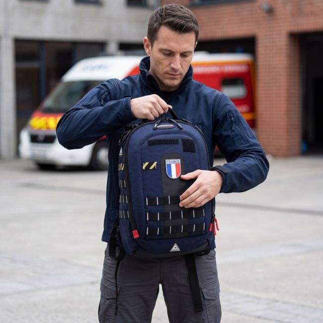 Sac à dos coqué MATT 19L - Bleu Nuit - Dimatex