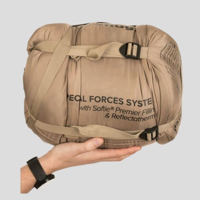 Sac de couchage momie Special Forces 1+2 (-20° à -15° et +) - Tan - Snugpak