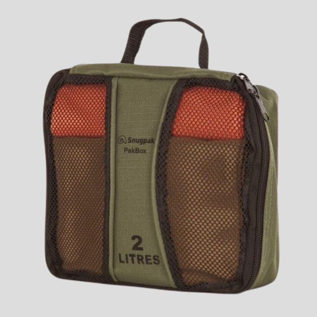 Mesh opbergtas PakBox 2L - Olijfgroen - Snugpak