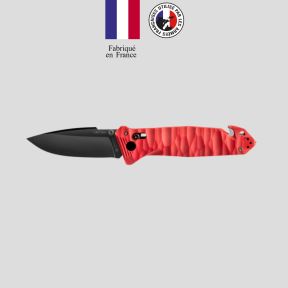 Couteau C.A.C.® s200 lisse manche g10 toxifié - Rouge - TB Outdoor