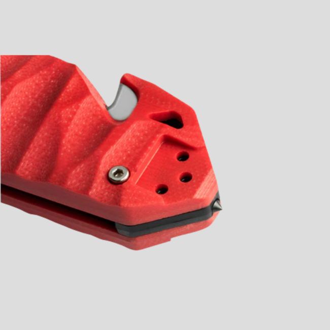Nóż C.A.C.® s200 gładki rękojeść g10 toksyfikowana - Czerwony - TB Outdoor