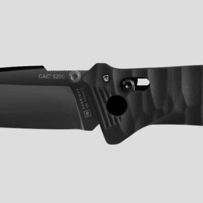 Nóż C.A.C.® s200 gładki rękojeść g10 toksyfikowana - Czarny - TB Outdoor