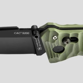Coltello C.A.C.® s200 liscio manico g10 tossificato - Kaki - TB Outdoor
