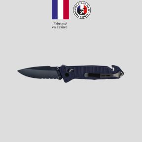 Messer C.A.C.® s200 Edition Blau (Klinge Blau) Technische Box + Etui + Gabel rundes Ende - TB Outdoor
