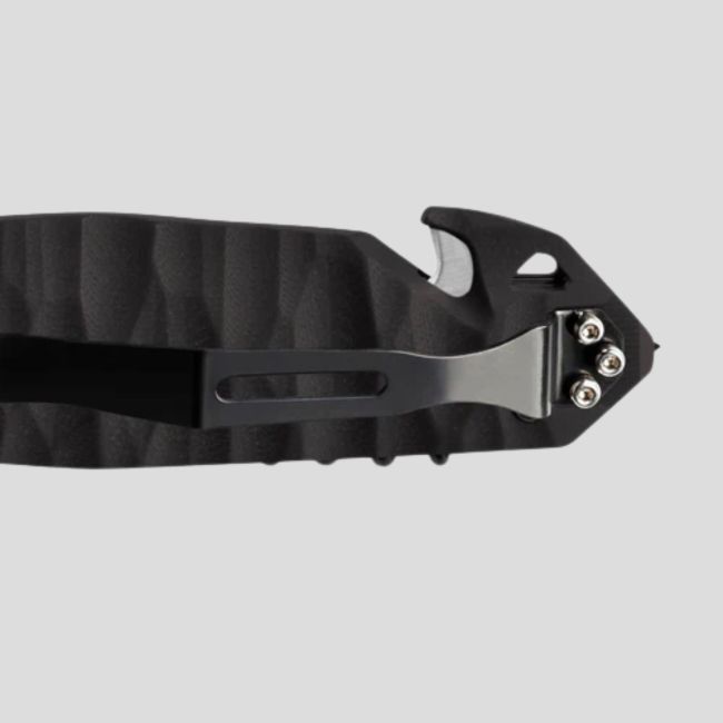 Messer C.A.C.® Wellenschliff toxifizierter PA6-Griff - Schwarz - TB Outdoor
