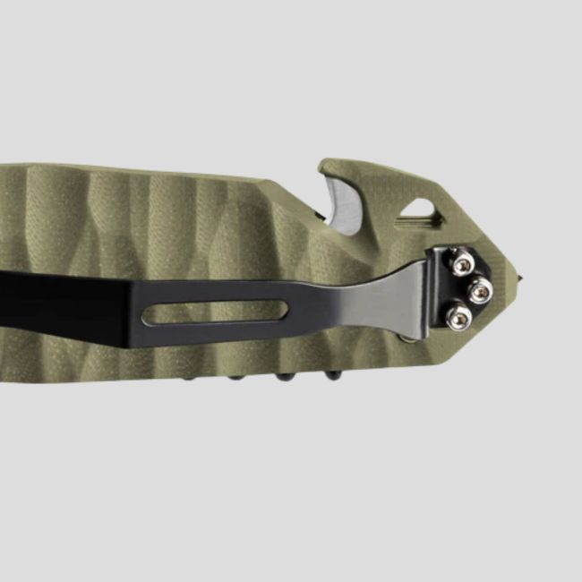 Nóż C.A.C.® serration rękojeść toxifie pa6 - Khaki - TB Outdoor