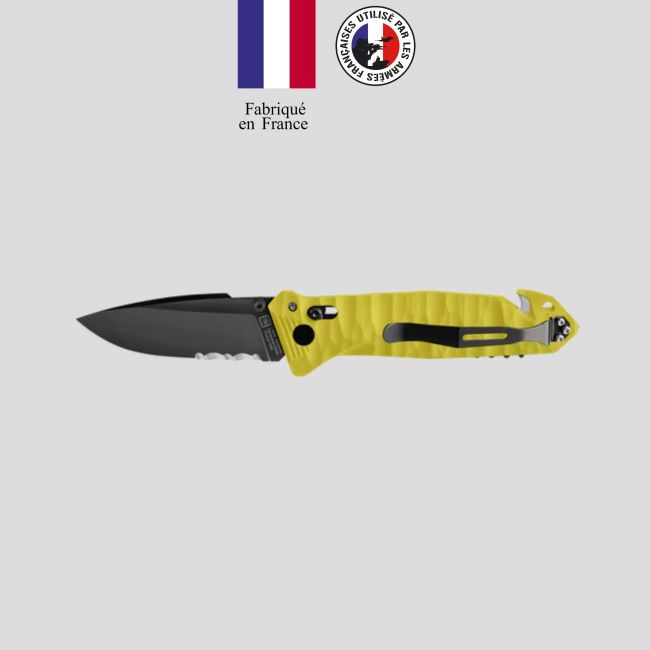 Mes C.A.C.® kartelkling toxified pa6 greep - Geel - TB Outdoor