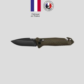Mes C.A.C.® (gladde kling) pa6 greep - Kaki - TB Outdoor