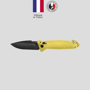 Messer C.A.C.® (glatte Klinge) PA6-Griff - Fluoreszenzgelb - TB Outdoor