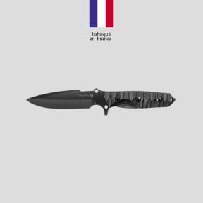 Coltello Il Maraudeur G10 tossificato (lama liscia) + fodero kydex senza attacco molle - Nero - TB Outdoor